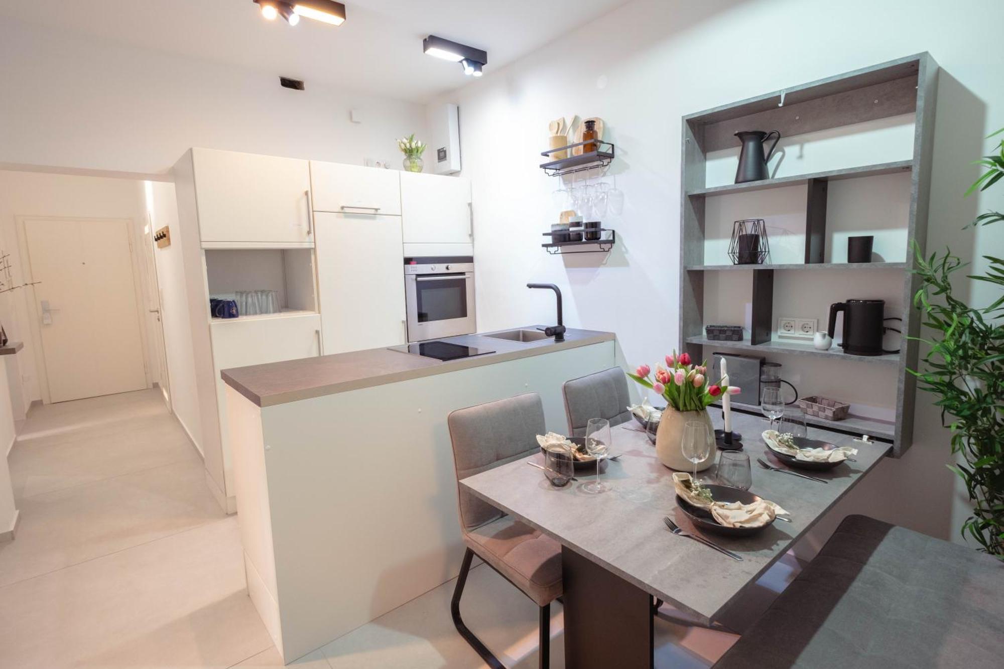 Tanic Deluxe Apartment Garden Central Industrial Fair 뒤셀도르프 외부 사진